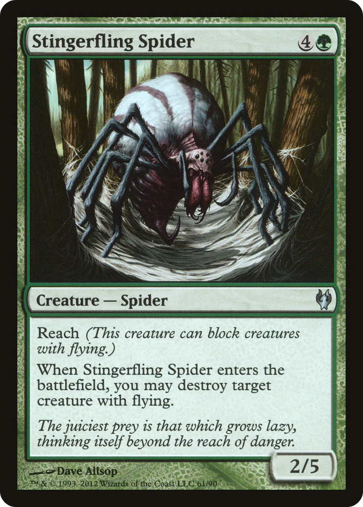 Stingerfling Spider (DDJ-061) [Misc] Duel Decks: Izzet vs. Golgari MTG Single Wizards of the Coast