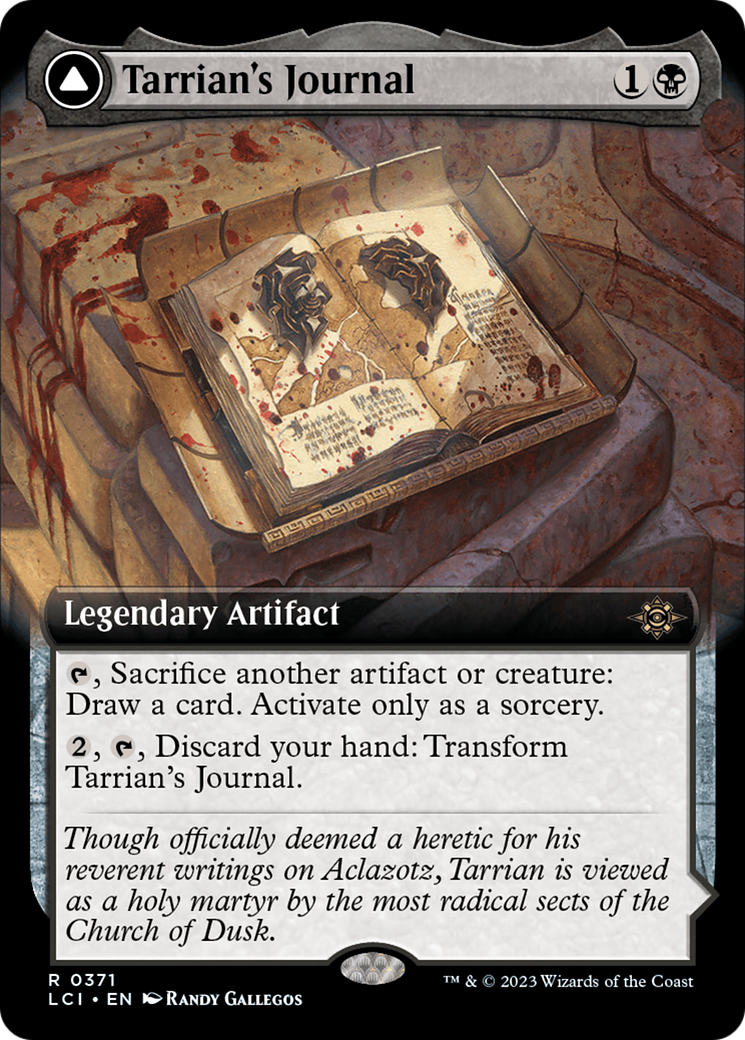 Tarrian's Journal (LCI-371) [The Lost Caverns of Ixalan] (Extended Art) MTG Single Wizards of the Coast