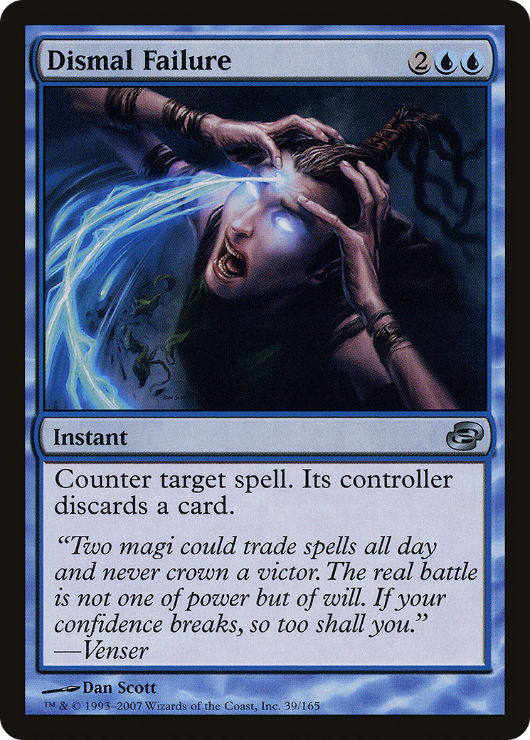 Dismal Failure (PLC-039) [Planar Chaos] Foil MTG Single Wizards of the Coast