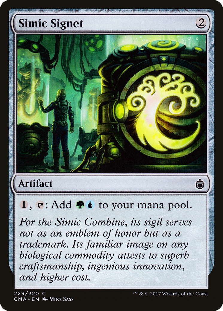 Simic Signet (CMA-229) [Commander Anthology] MTG Single Wizards of the Coast