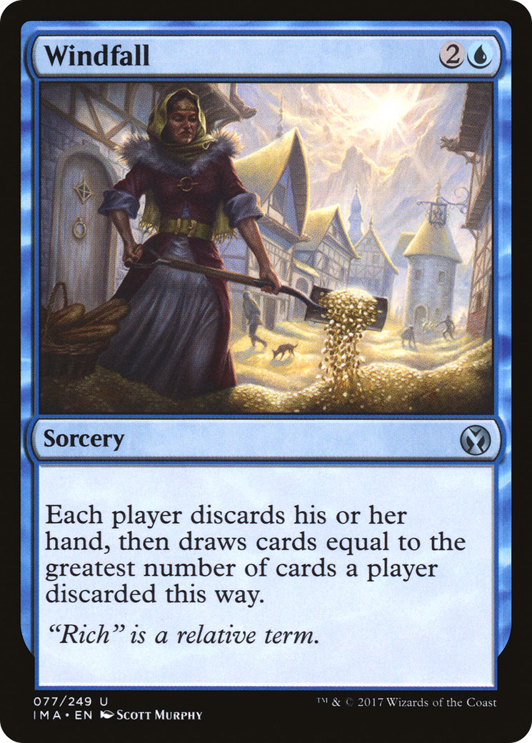 Windfall (IMA-077) [Iconic Masters] MTG Single Wizards of the Coast
