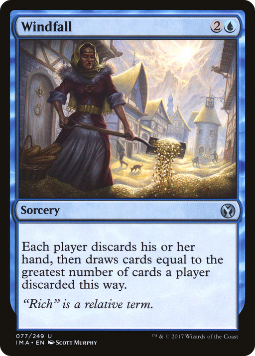 Windfall (IMA-077) [Iconic Masters] MTG Single Wizards of the Coast