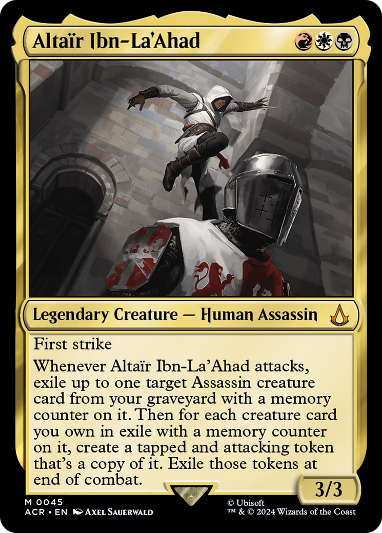 Altair Ibn-La'Ahad (ACR-045) [Assassin's Creed] MTG Single Wizards of the Coast