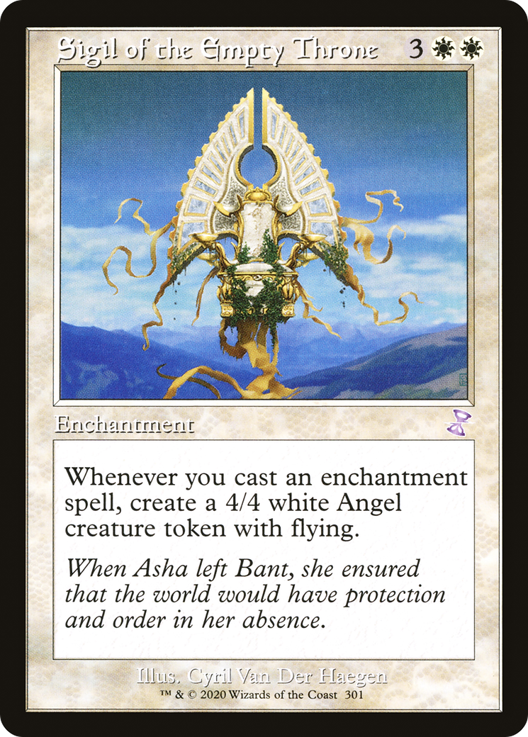 Sigil of the Empty Throne (TSR-301) [Time Spiral Remastered] Foil MTG Single Wizards of the Coast