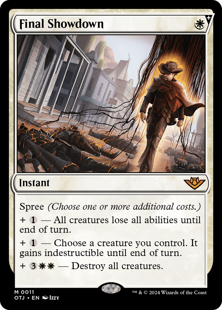 Final Showdown (OTJ-011) [Outlaws of Thunder Junction] Foil MTG Single Wizards of the Coast