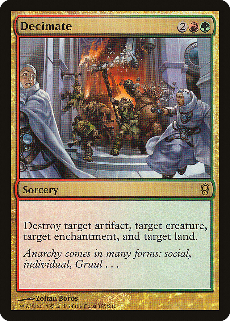 Decimate (CNS-185) [Conspiracy] MTG Single Wizards of the Coast