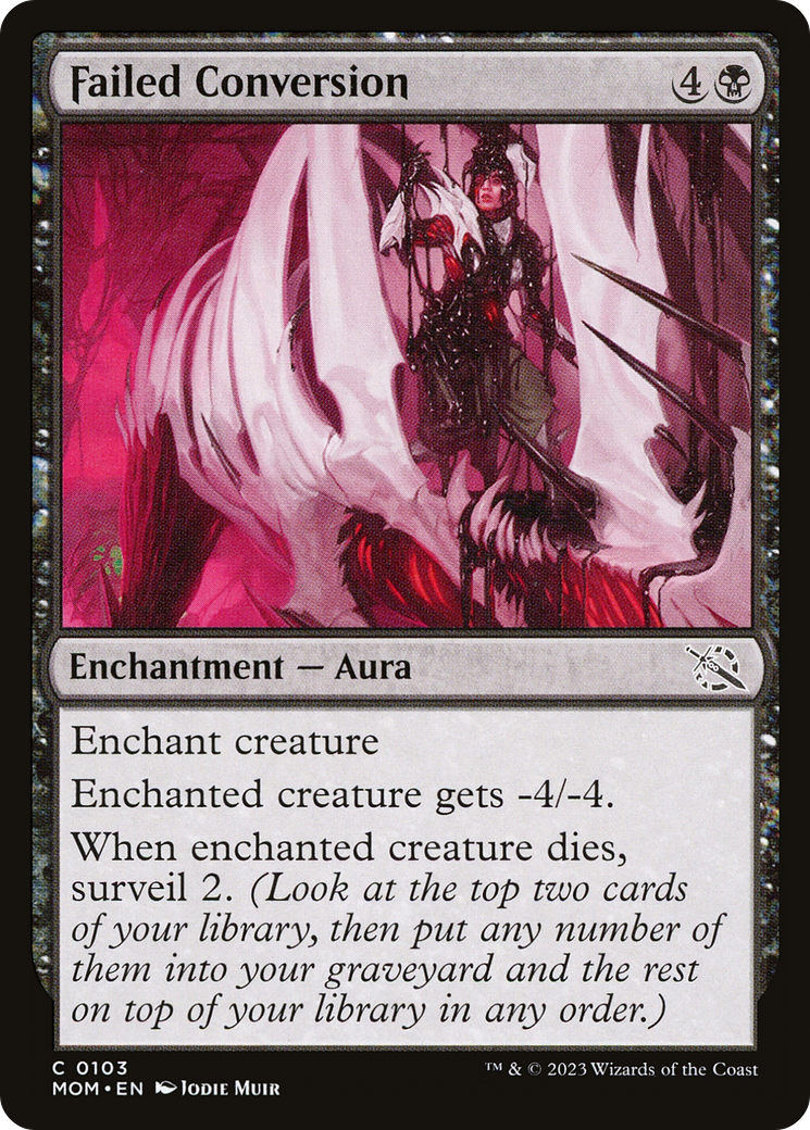 Failed Conversion (MOM-103) [March of the Machine] Foil MTG Single Wizards of the Coast