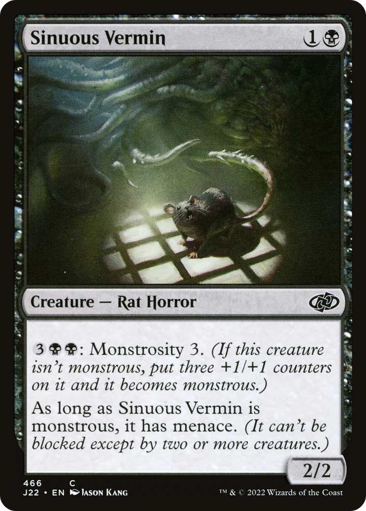 Sinuous Vermin (J22-466) [Jumpstart 2022] MTG Single Wizards of the Coast