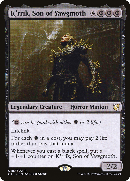 K'rrik, Son of Yawgmoth (C19-018) [Commander 2019] MTG Single Wizards of the Coast