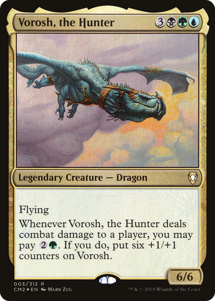 Vorosh, the Hunter (CM2-003) [Commander Anthology Volume II] Foil MTG Single Wizards of the Coast