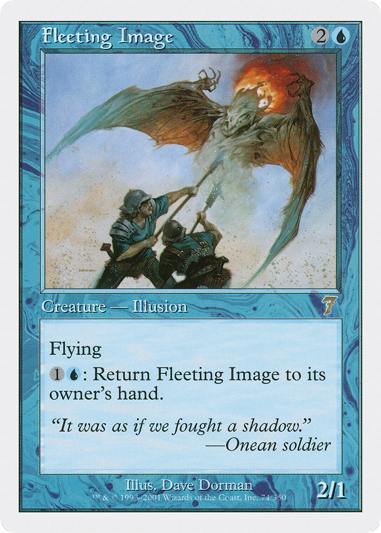Fleeting Image (7ED-074) [7th Edition] Foil MTG Single Wizards of the Coast