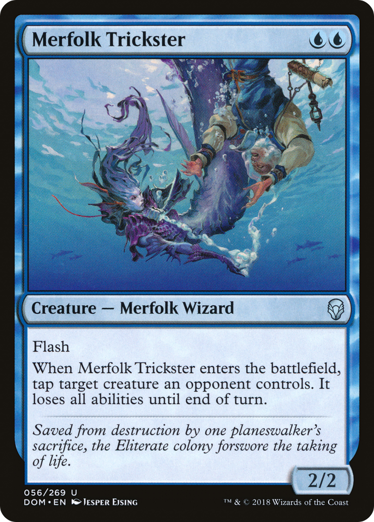 Merfolk Trickster (DOM-056) [Dominaria] Foil MTG Single Wizards of the Coast