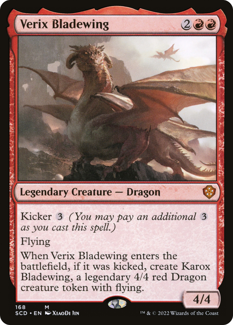 Verix Bladewing (SCD-168) [Starter Commander Decks] MTG Single Wizards of the Coast