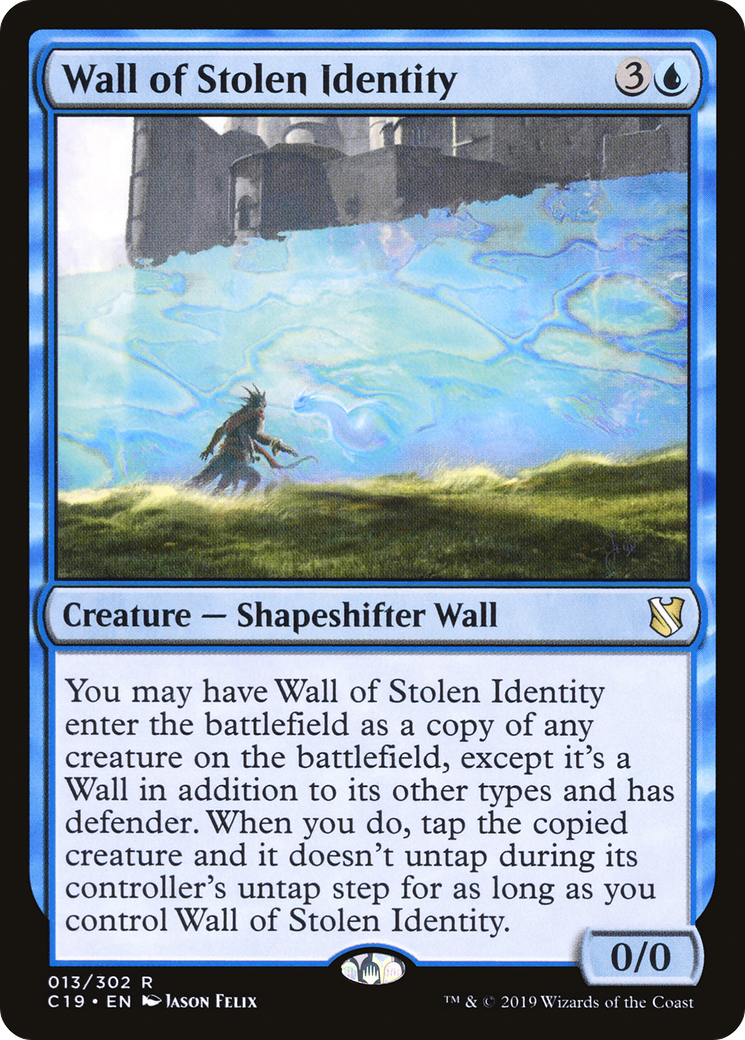 Wall of Stolen Identity (C19-013) [Commander 2019] MTG Single Wizards of the Coast
