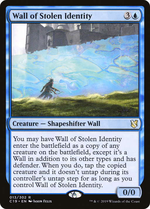 Wall of Stolen Identity (C19-013) [Commander 2019] MTG Single Wizards of the Coast