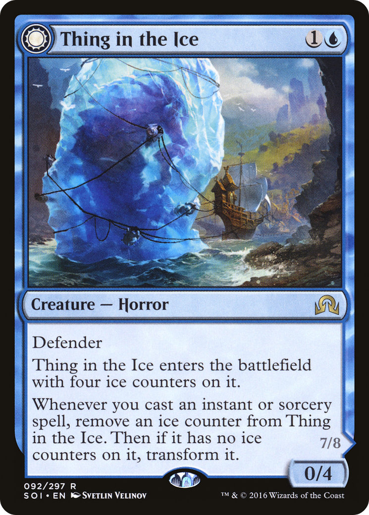 Thing in the Ice (SOI-092) [Shadows over Innistrad] MTG Single Wizards of the Coast