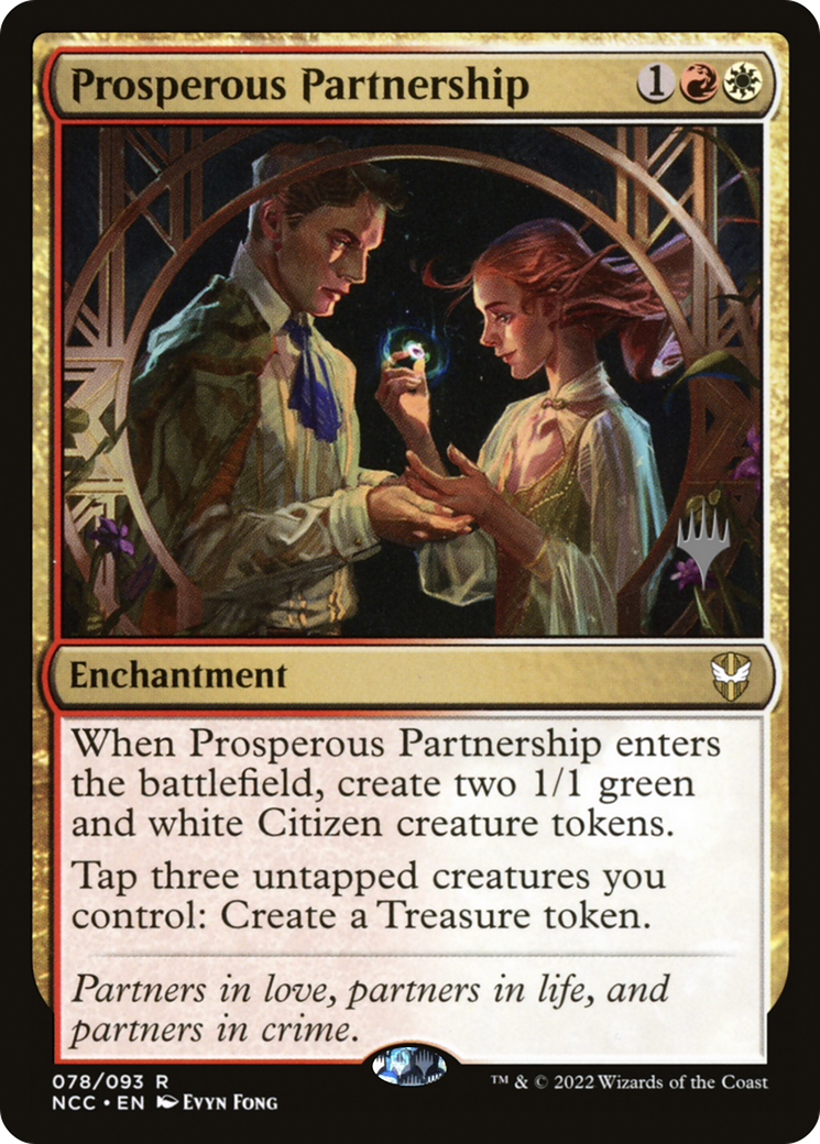 Prosperous Partnership (PPSNC-78P) [New Capenna Commander Promos] Foil MTG Single Wizards of the Coast