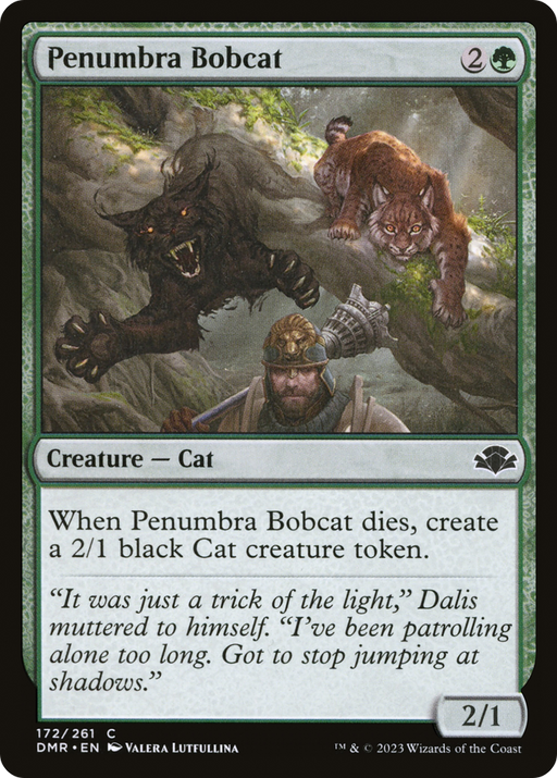 Penumbra Bobcat (DMR-172) [Dominaria Remastered] Foil MTG Single Wizards of the Coast