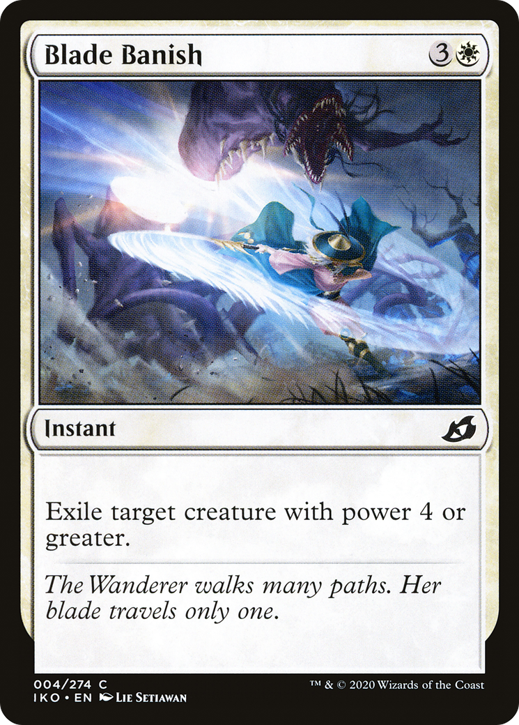 Blade Banish (IKO-004) [Ikoria: Lair of Behemoths] Foil MTG Single Wizards of the Coast