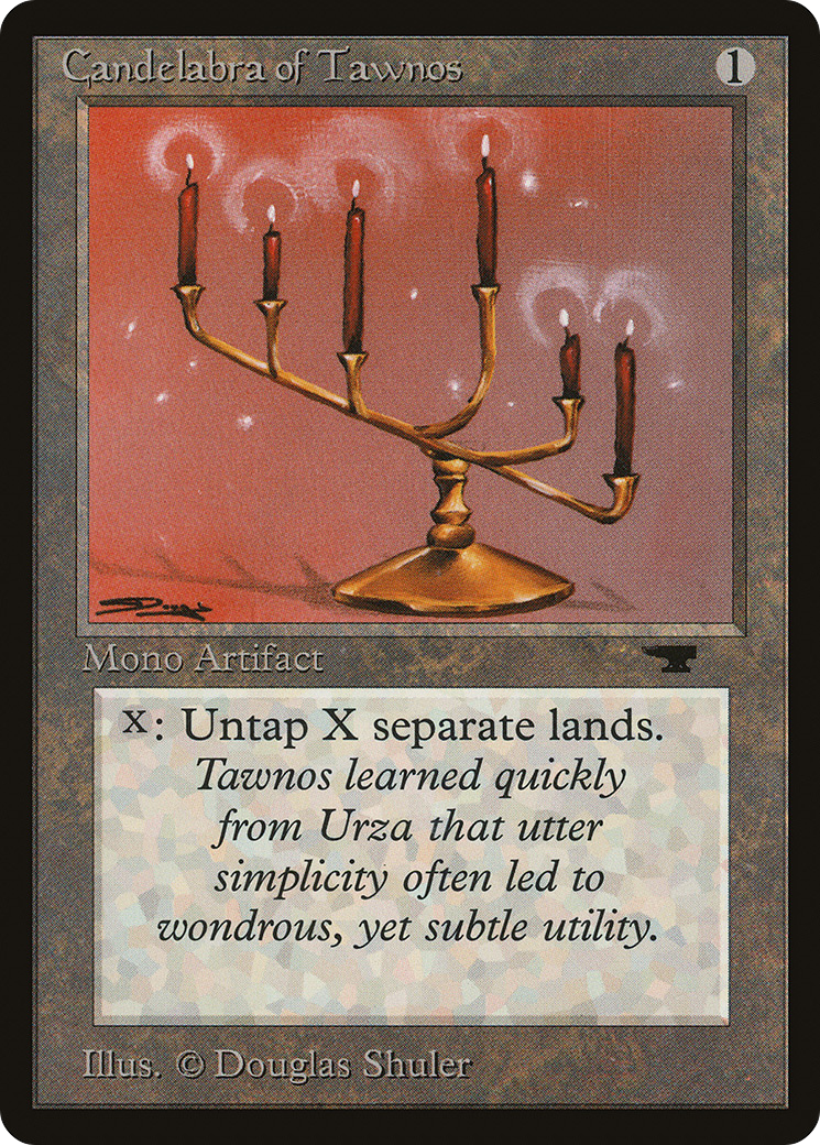 Candelabra of Tawnos (ATQ-) [Oldschool] Antiquities MTG Single Wizards of the Coast