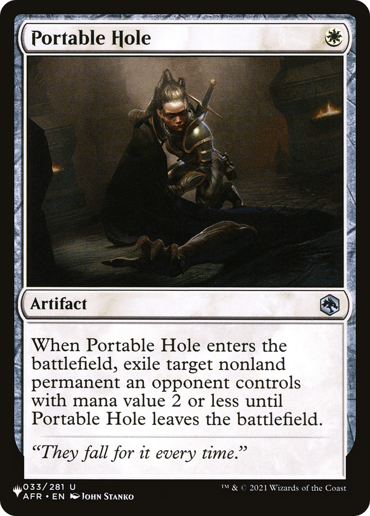 Portable Hole (LIST-033/281) [Mystery Booster] The List MTG Single Wizards of the Coast