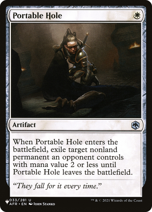 Portable Hole (LIST-033/281) [Mystery Booster] The List MTG Single Wizards of the Coast