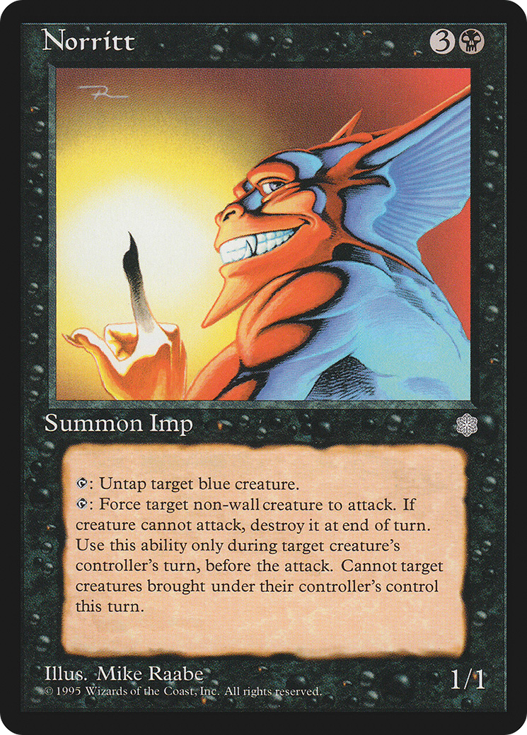 Norritt (ICE-155) [Ice Age] MTG Single Wizards of the Coast