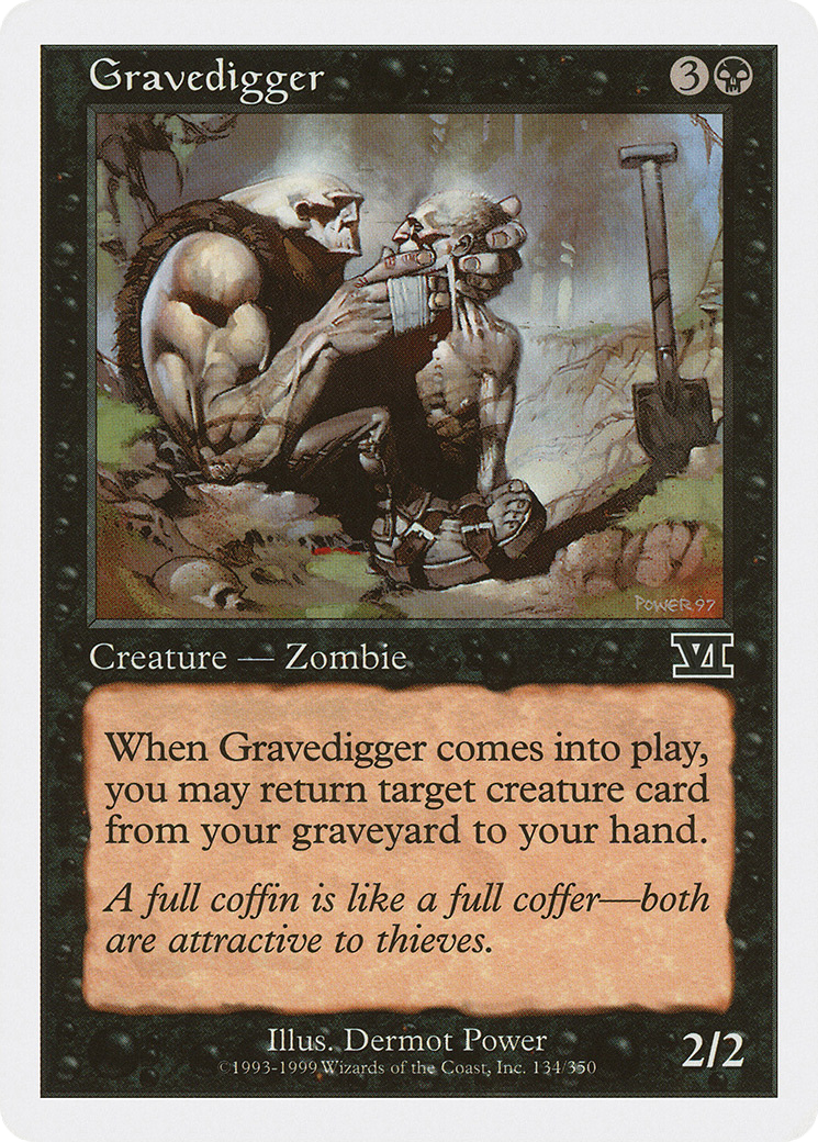 Gravedigger (6ED-134) [Classic Sixth Edition] MTG Single Wizards of the Coast