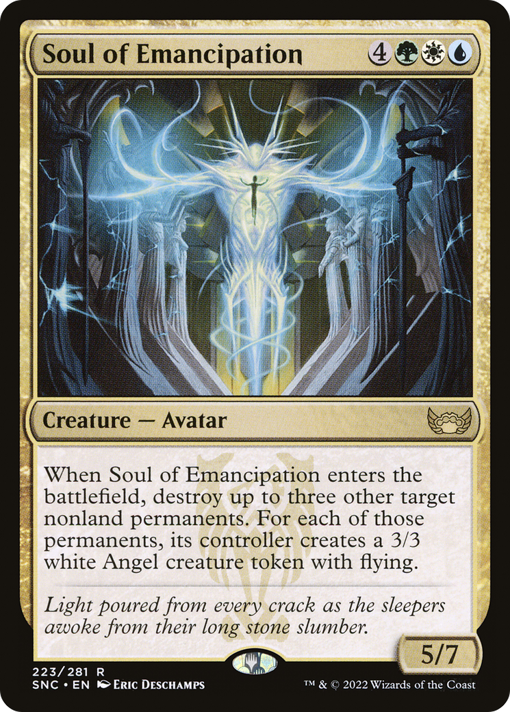 Soul of Emancipation (SNC-223) [Streets of New Capenna] Foil MTG Single Wizards of the Coast