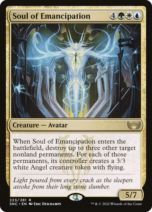 Soul of Emancipation (SNC-223) [Streets of New Capenna] MTG Single Wizards of the Coast