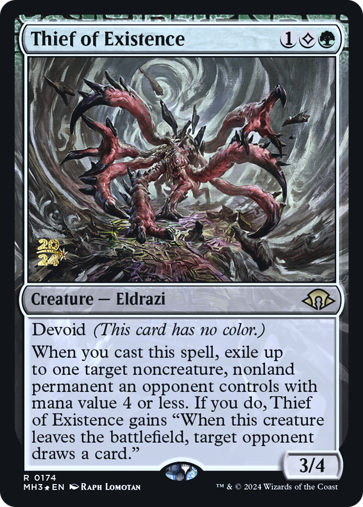 Thief of Existence (PRE-174) [Modern Horizons 3 Promos] Foil MTG Single Wizards of the Coast