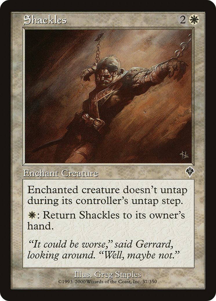 Shackles (INV-037) [Invasion] MTG Single Wizards of the Coast