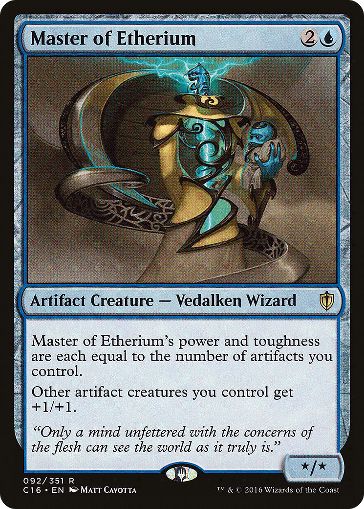 Master of Etherium (C16-092) [Commander 2016] MTG Single Wizards of the Coast