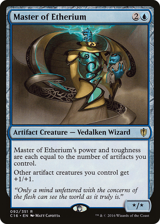 Master of Etherium (C16-092) [Commander 2016] MTG Single Wizards of the Coast