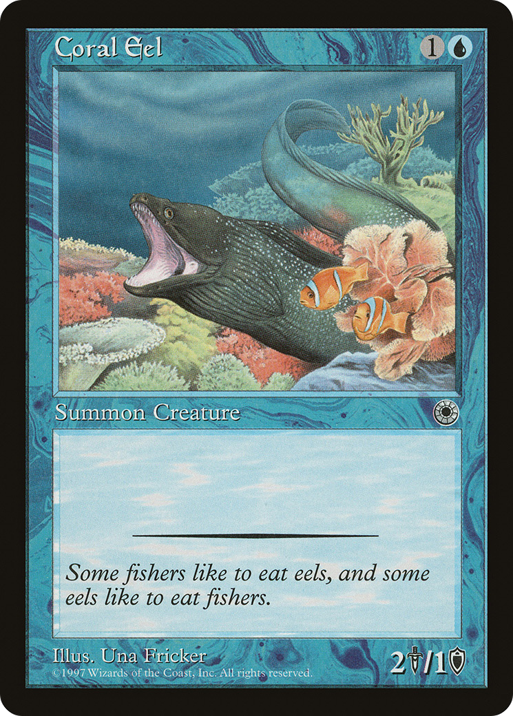 Coral Eel (POR-) [Misc] Portal MTG Single Wizards of the Coast