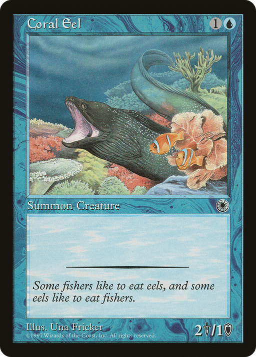 Coral Eel (POR-) [Misc] Portal MTG Single Wizards of the Coast