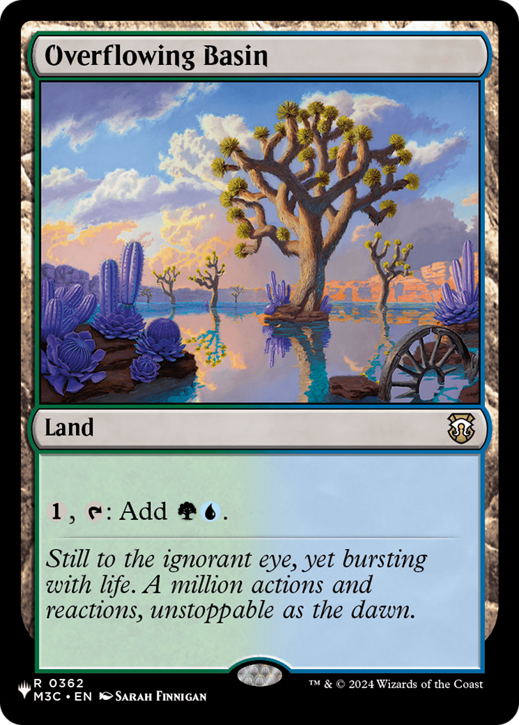 Overflowing Basin (M3C) (LIST-362) [Mystery Booster] The List Reprints MTG Single Wizards of the Coast