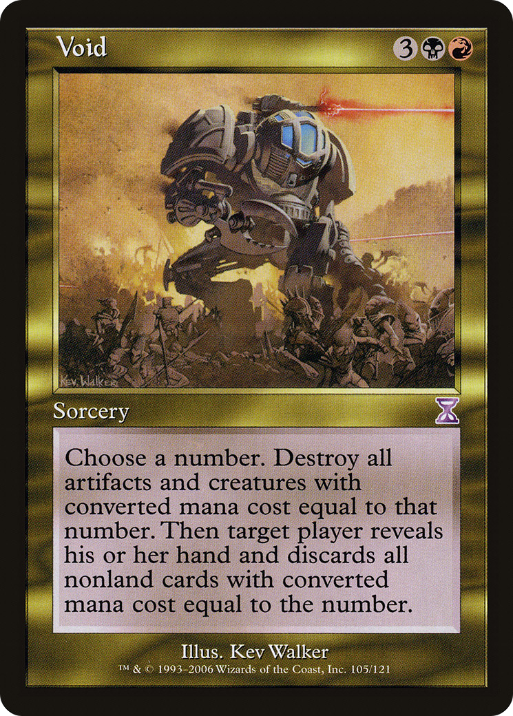 Void (TSB-105) [Time Spiral Timeshifted] Foil MTG Single Wizards of the Coast