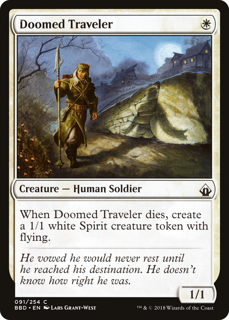 Doomed Traveler (BBD-091) [Battlebond] MTG Single Wizards of the Coast