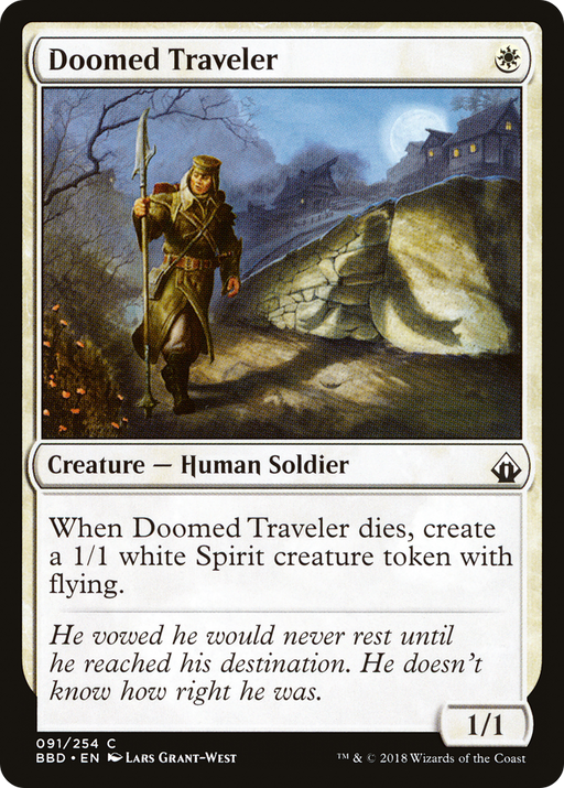 Doomed Traveler (BBD-091) [Battlebond] MTG Single Wizards of the Coast