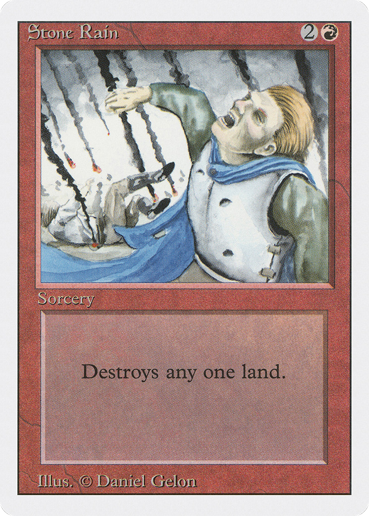 Stone Rain (3ED-) [Revised Edition] MTG Single Wizards of the Coast