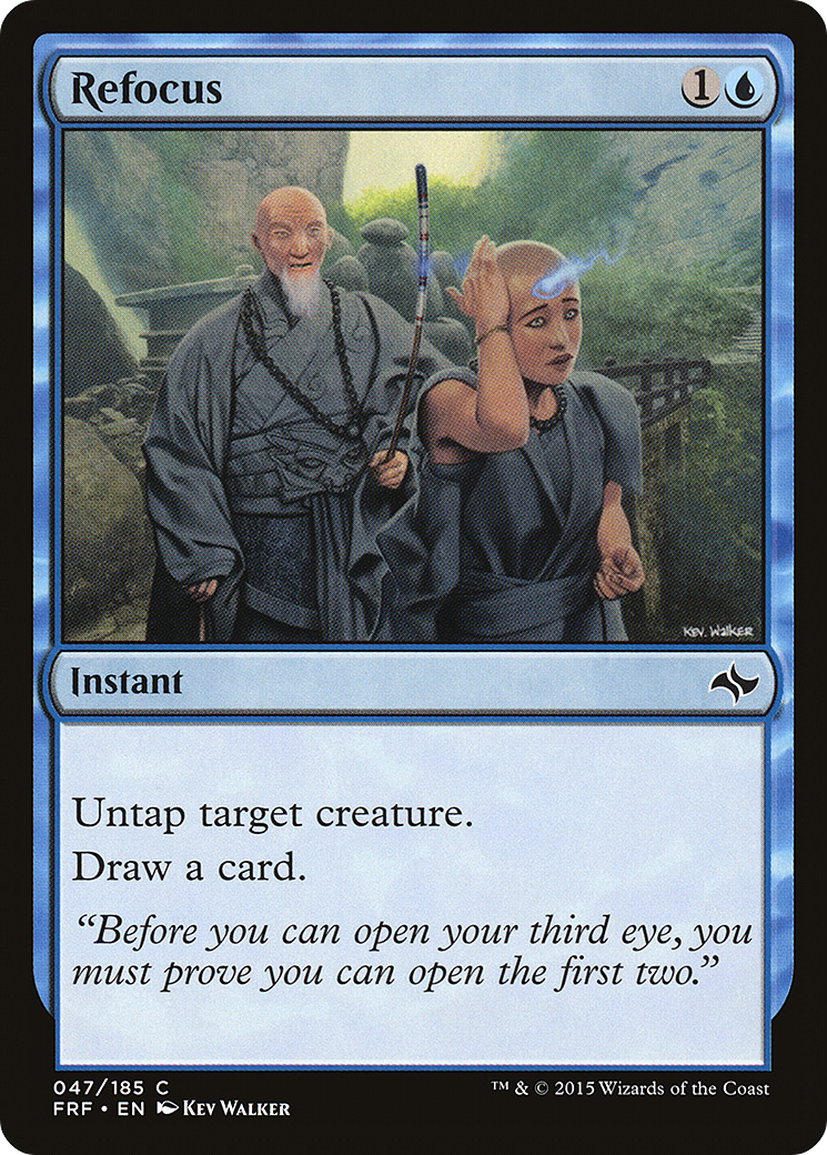 Refocus (FRF-047) [Fate Reforged] Foil MTG Single Wizards of the Coast