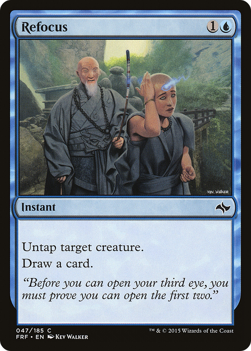 Refocus (FRF-047) [Fate Reforged] MTG Single Wizards of the Coast