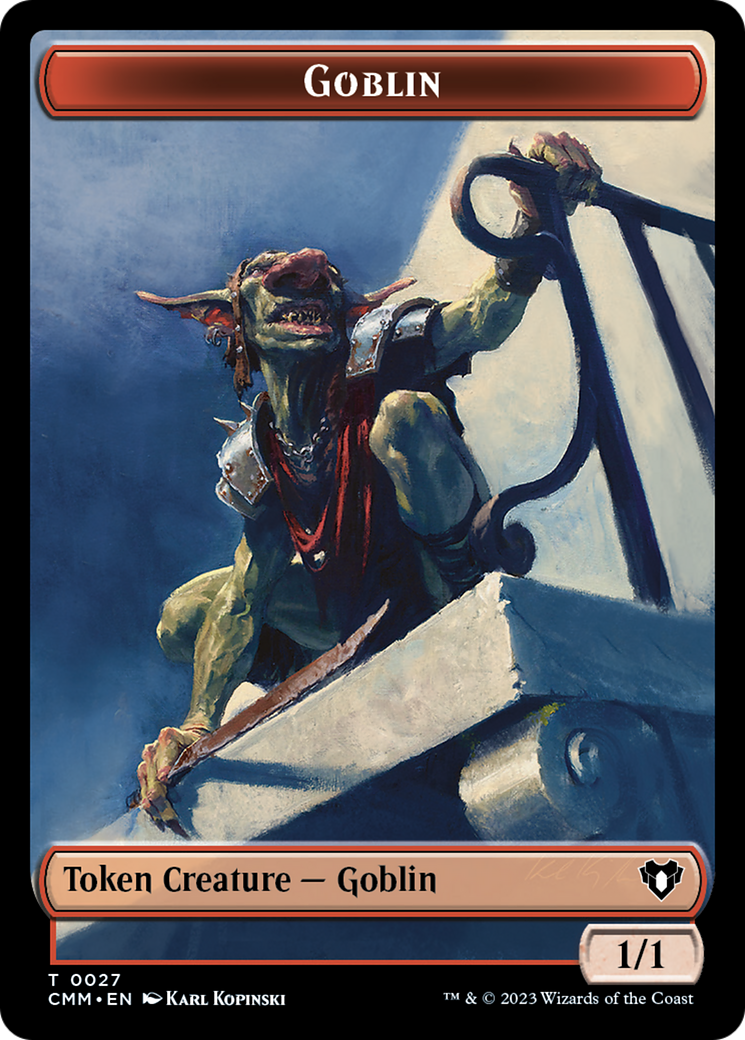 Goblin Token [Tokens] Commander Masters Tokens MTG Single Magic: The Gathering