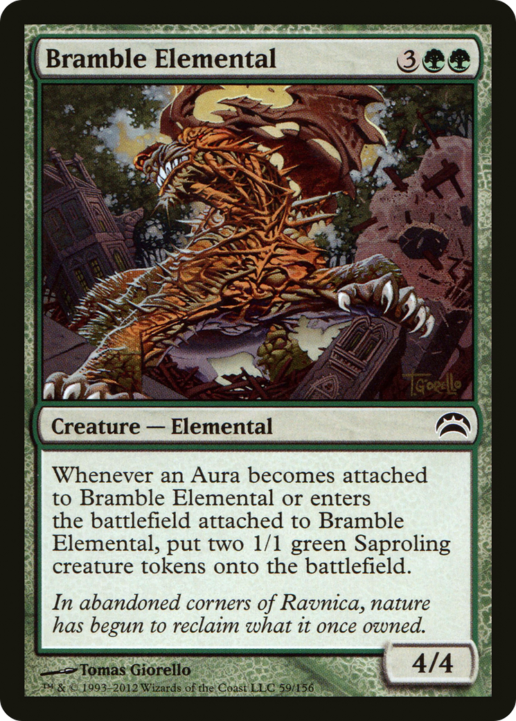 Bramble Elemental (PC2-059) [Misc] Planechase 2012 Foil MTG Single Wizards of the Coast