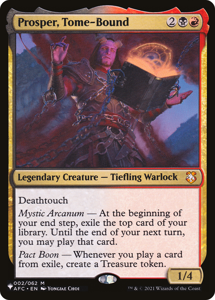 Prosper, Tome-Bound (LIST-002/062) [Mystery Booster] The List MTG Single Wizards of the Coast
