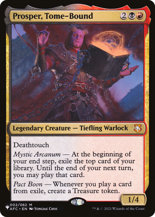 Prosper, Tome-Bound (LIST-002/062) [Mystery Booster] The List MTG Single Wizards of the Coast
