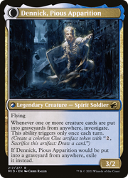 Dennick, Pious Apprentice (MID-217) [Innistrad: Midnight Hunt] Foil MTG Single Wizards of the Coast