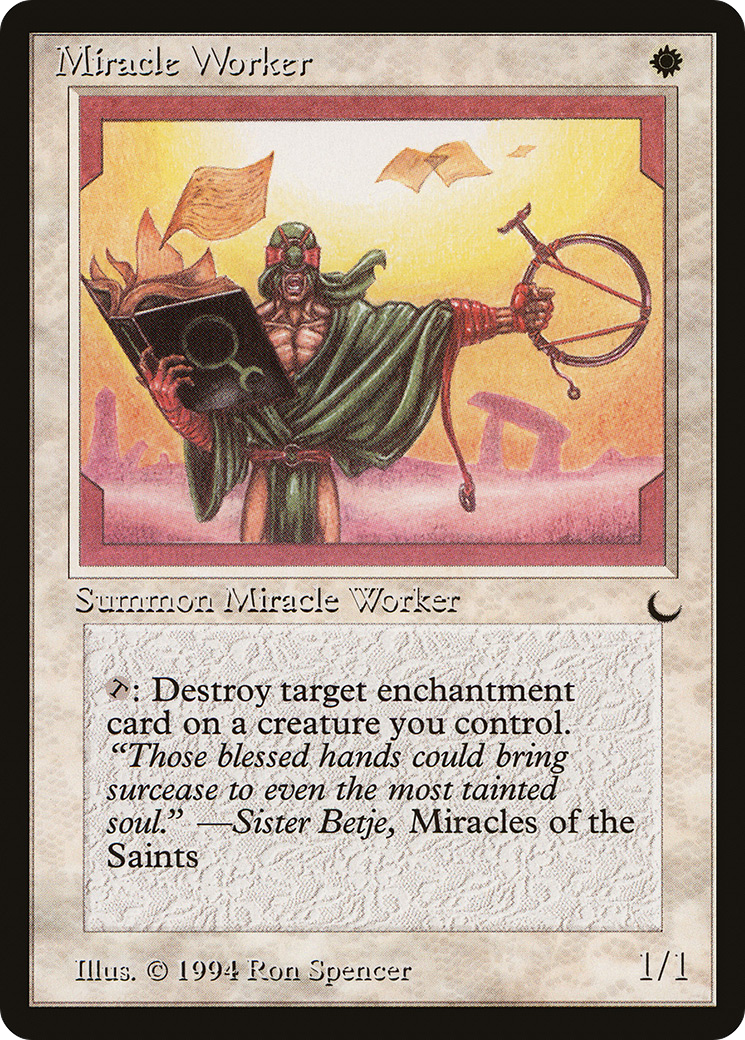 Miracle Worker (DRK-013) [Oldschool] The Dark MTG Single Wizards of the Coast