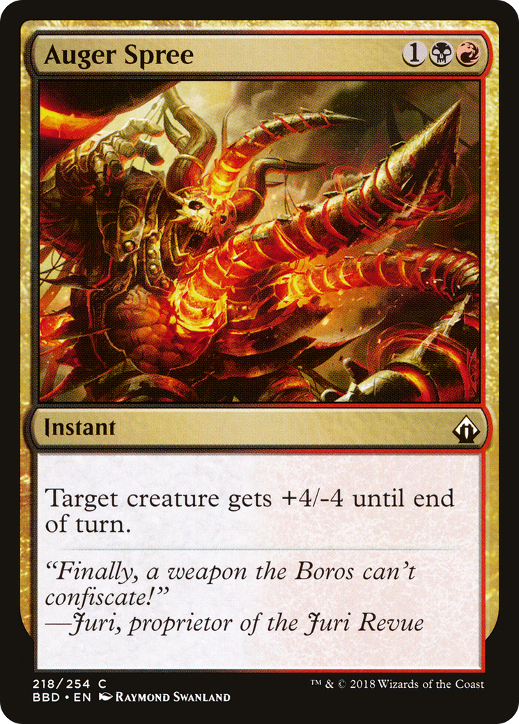 Auger Spree (BBD-218) [Battlebond] Foil MTG Single Wizards of the Coast
